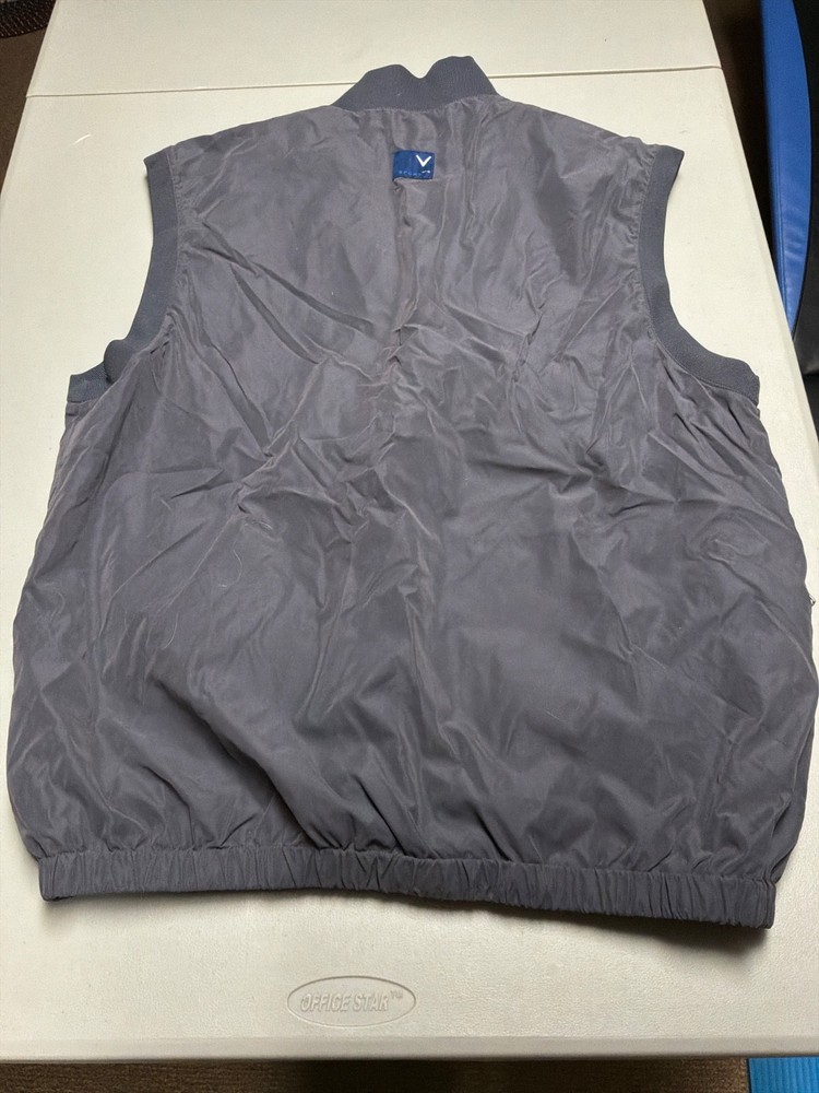 Callaway Golf 1/4 Zip Pullover Windbreaker, Size XL, Gray
