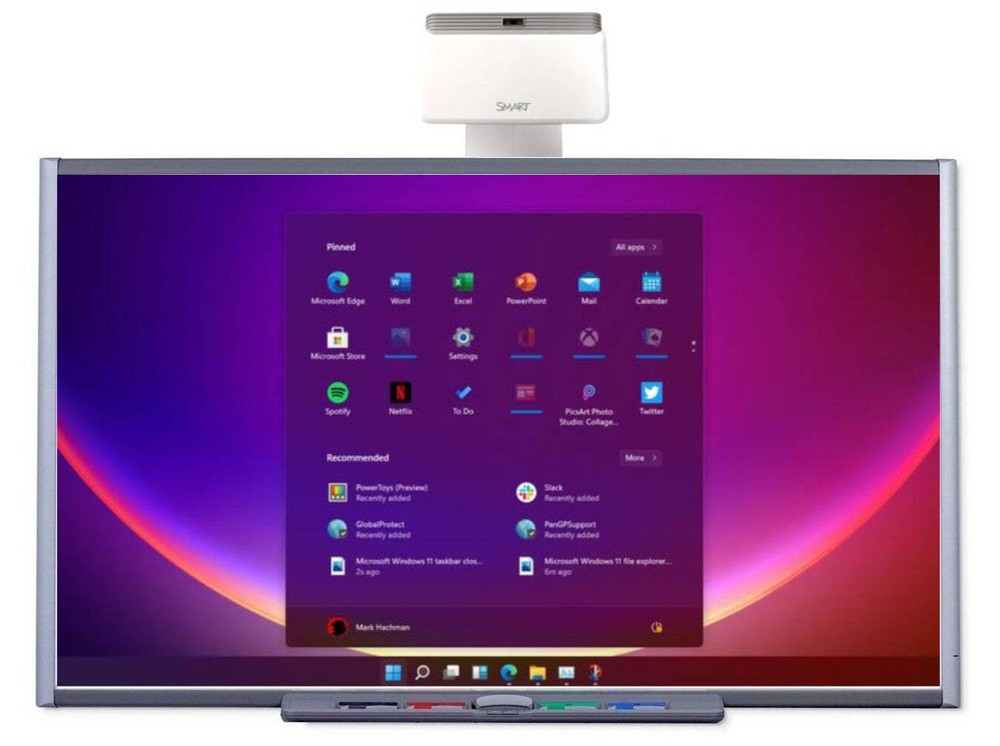 Interactive whiteboard with Projector Bundle for Classroom/Office Professionals