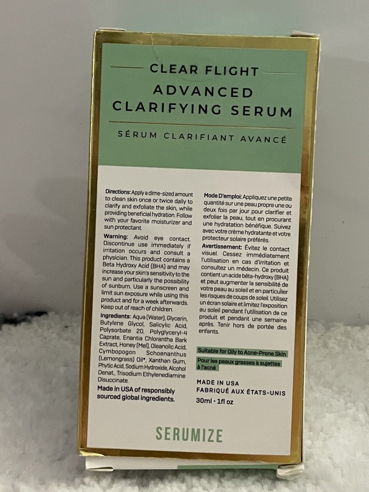 Serumize Clear Fight Advanved Clarifying Serum New