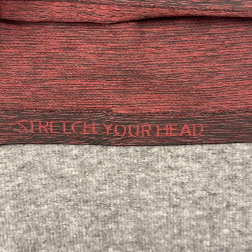 Lululemon Pullover Mens Large Red 1/4 Zip Long Sleeve Performance Athletic Top