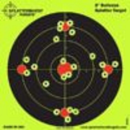 20 Pack - 8" Bullseye Splatterburst Target