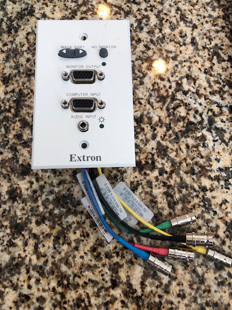 Extron Architectural Interface for One-Gang Wall Box