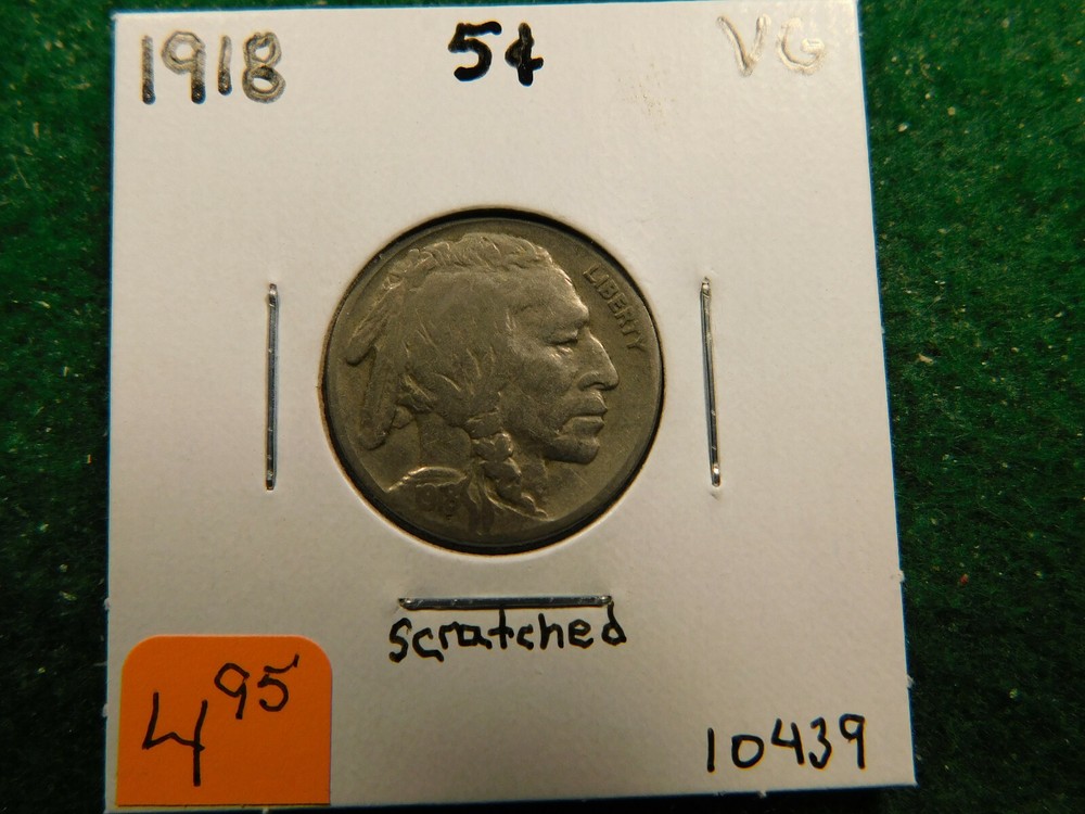 1918   Buffalo Nickel  Item # 10439