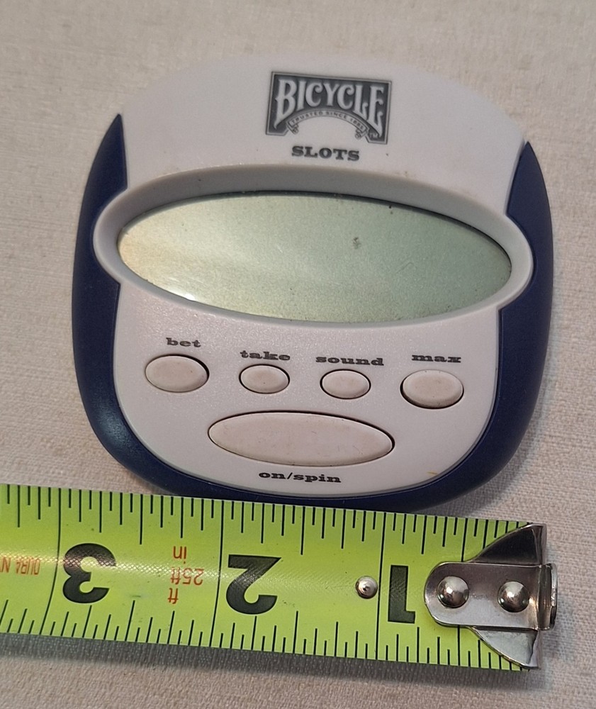 Techno Source Bicycle Slots Handheld Electronic Game Toy Needs New Battery