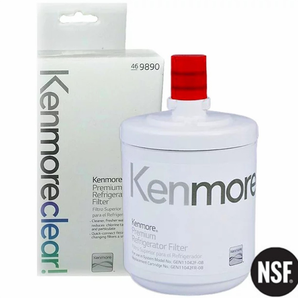 4 Pack KENMORE 46-9890 Premium Refrigerator Water FILTER