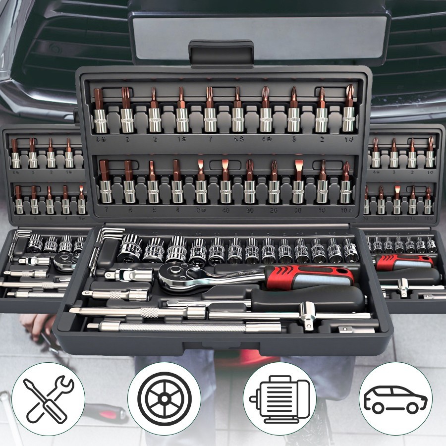 45pcs Tool Collection, Premium Professional Vehicle