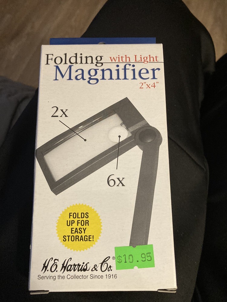 H. E. Harris Folding Magnifier