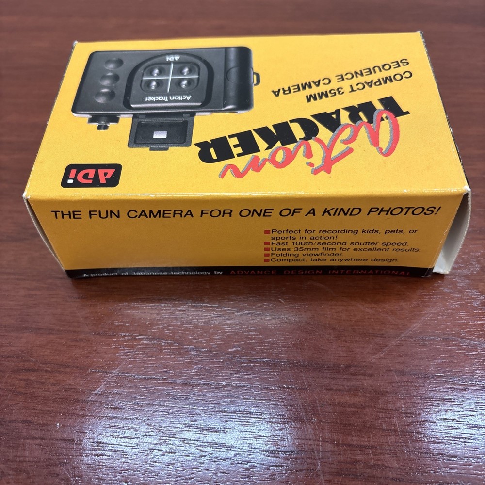ADI Action Tracker 35MM Point & Shoot Film Camera ***Untested