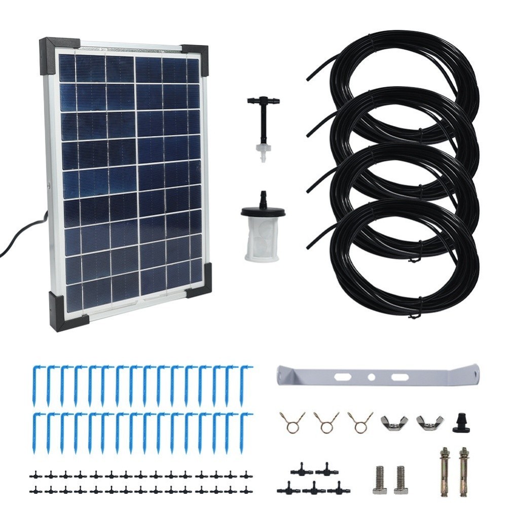 Automatic Watering System Solar Powered Watering Home Gardening 5W Solar Panel