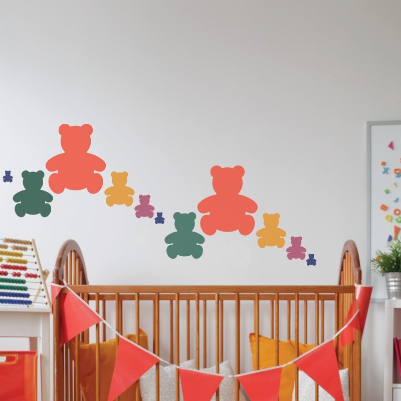 KIDS Reusable Plastic Stencils (5 pcs) // TEDDY BEAR
