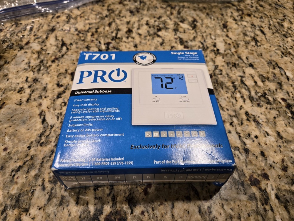Pro1 T701 Low Voltage Non-Programmable Thermostat