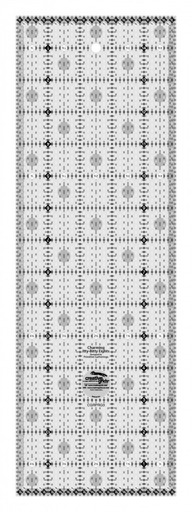 Creative Grids Charming Itty Bitty Eights 5" x 15" Ruler