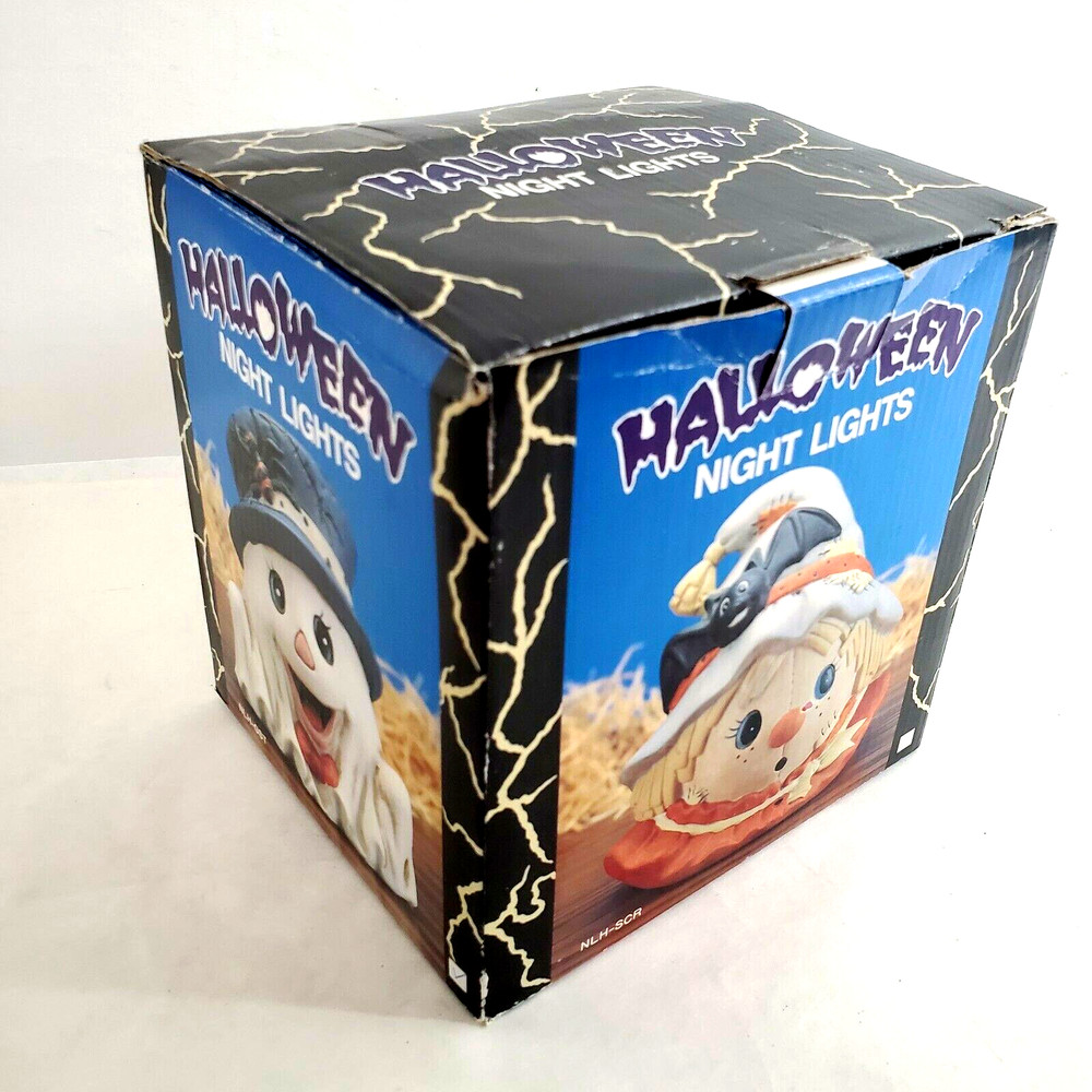 Vintage Happy Ghost Halloween Night Light Table Top