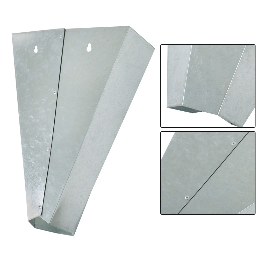 Medium Size Chicken Cone Galvanized Steel Poultry Restraining Cone 8 lbs