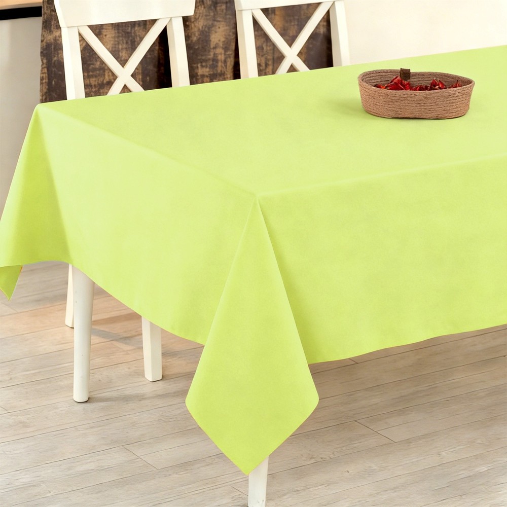 150x300cm Rectangle Tablecloth, Thickened Polyester Table Cloth Grass Green