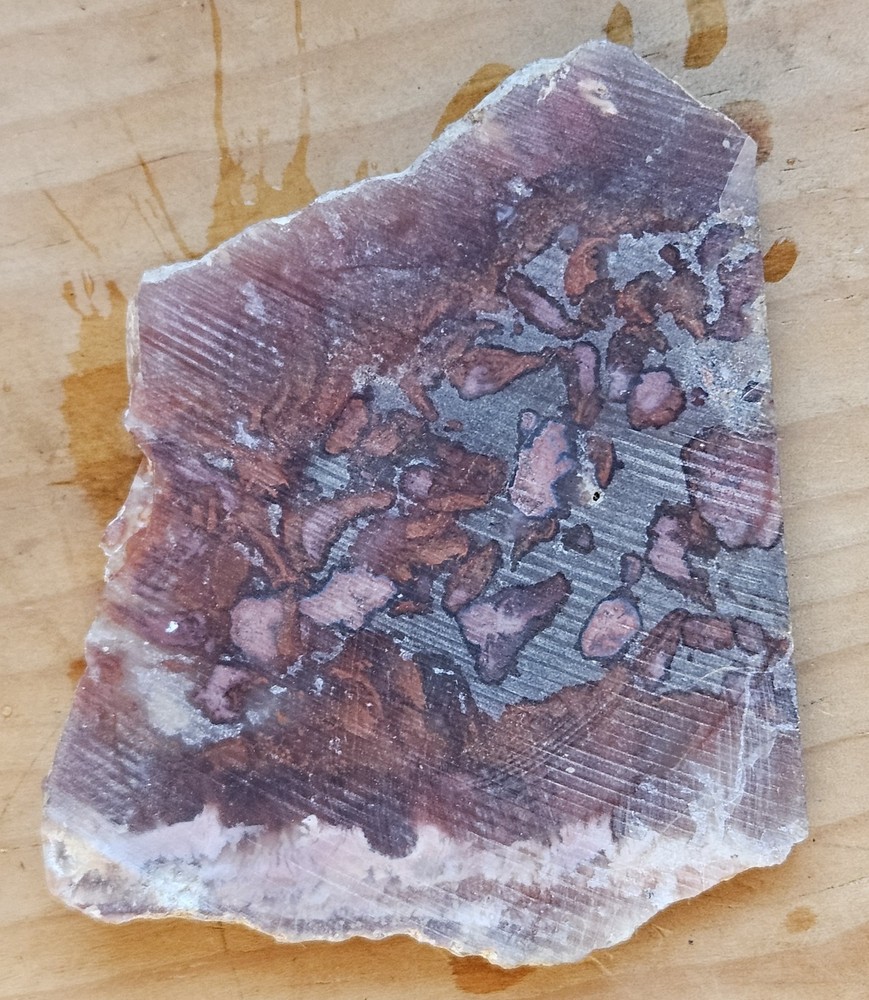 Agate End Cut Lapidary Slab 58 Grams