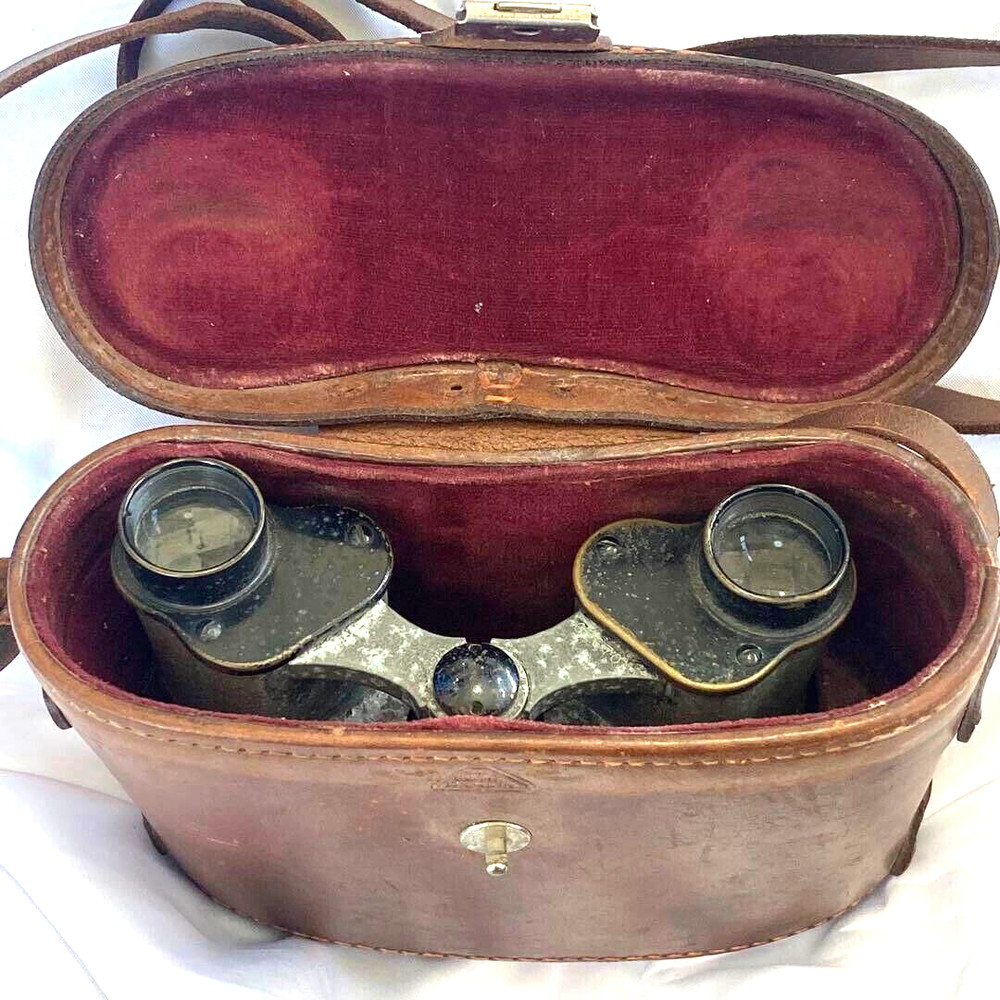 Former Japanese Army GOERZ Binoculars WW2 Military With Case