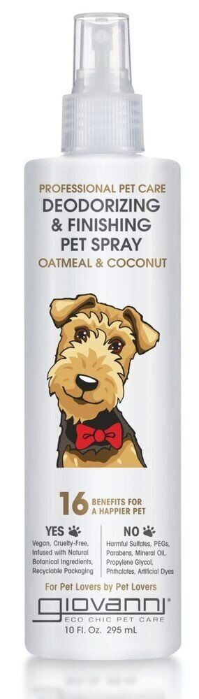 Giovanni Professional Pet Deodorizing & Finishing Spray Oatmeal & Coconut