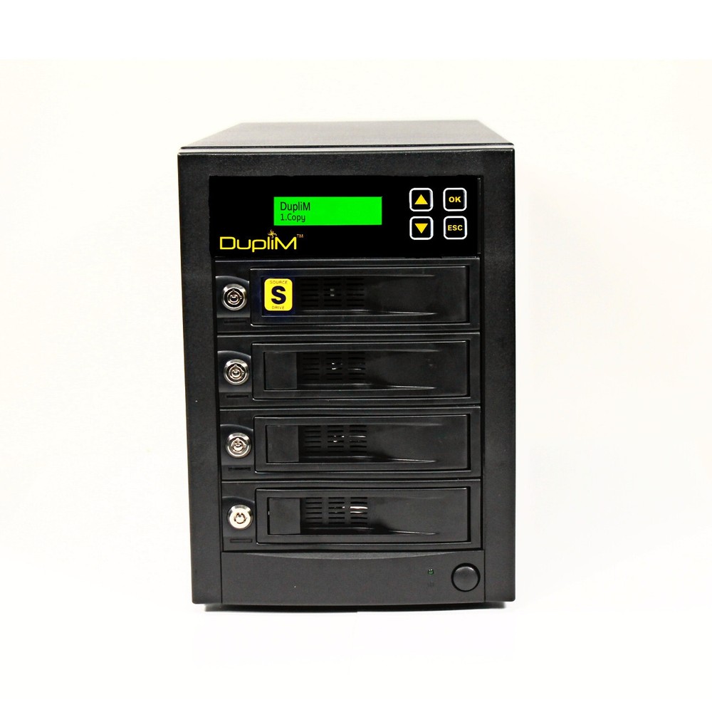 DupliM 1:3 SSD HDD Duplicator High-Speed SATA Stand-Alone Copy Tower