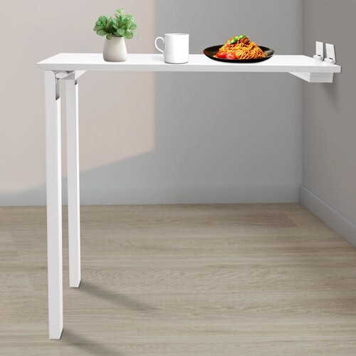 White Wall Mounted Folding Table Wood Folding Dining Table Folding Table