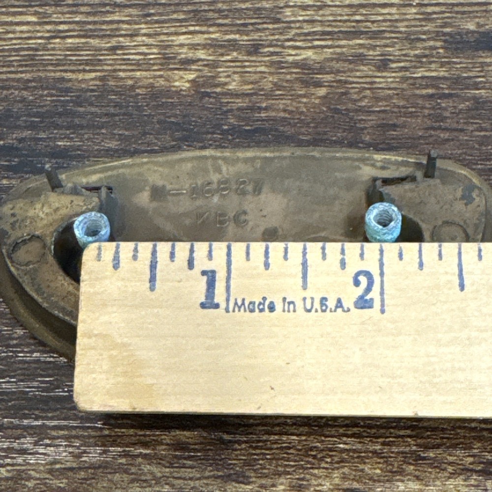 Drexel Passage Drawer Pull Handle Campaign Brass KBC N-16827 Replacement MCM
