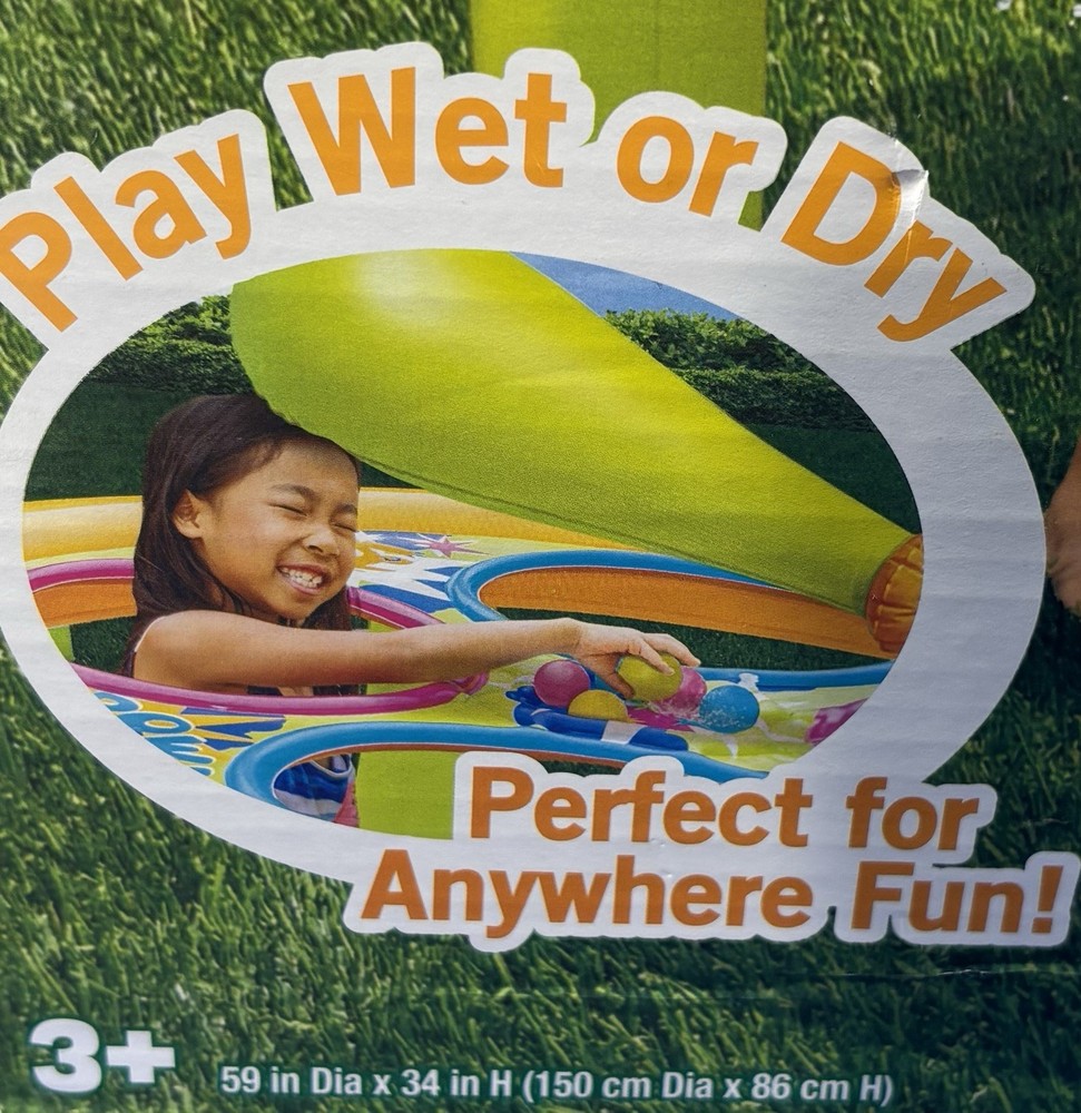 Gopher Bop Splash Inflatable Table with Sprinkler Fun and Easy to Take Anywhere