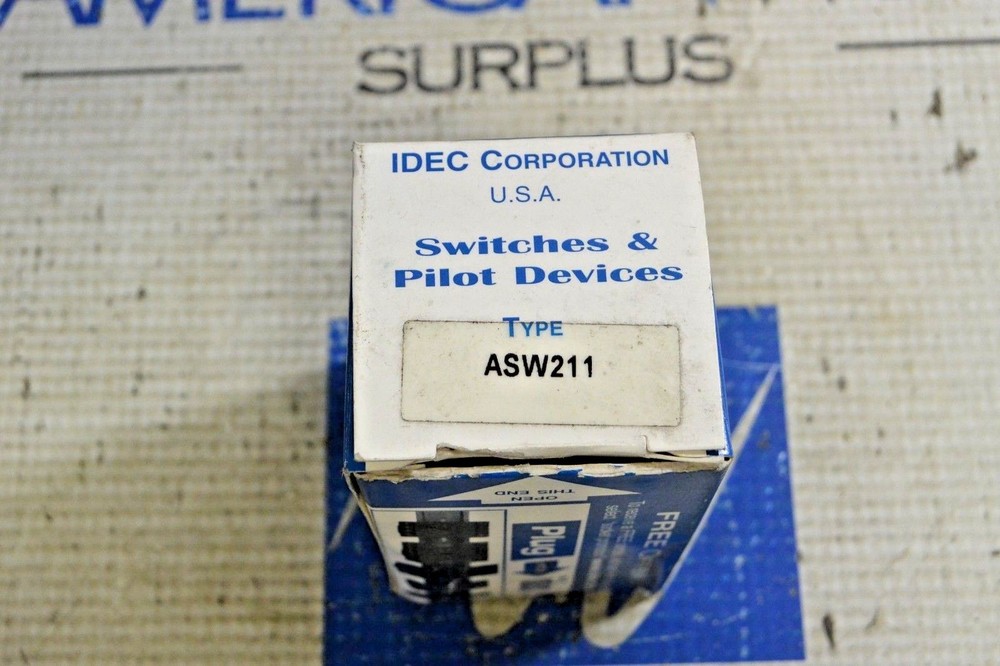 IDEC ASW211 SELECTOR SWITCH NEW IN BOX