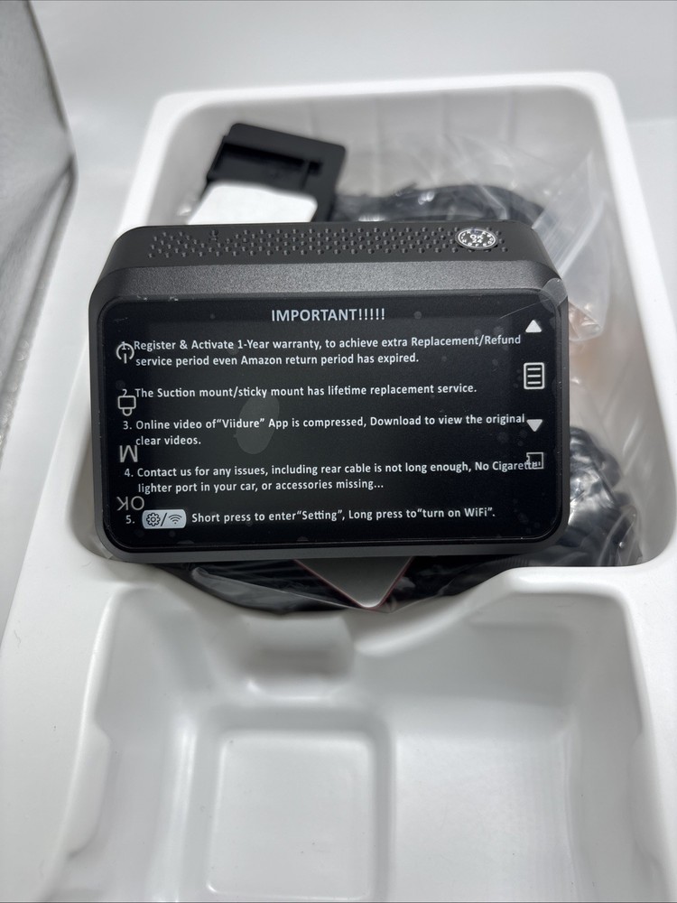 New 4K dashcam WiFi loop recording