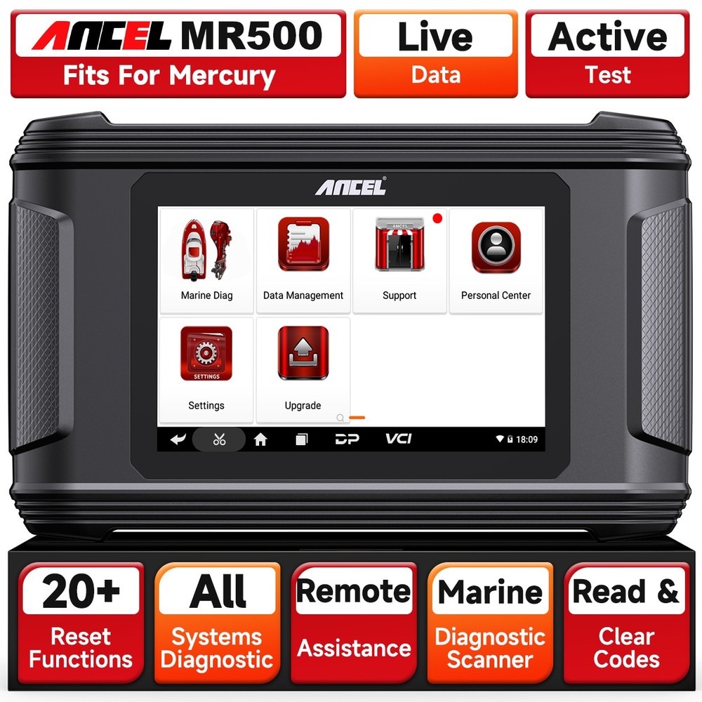 ANCEL MR500 Fits Mercury Marine Engine Diagnostic Tool Scanner OBD2 Code Reader
