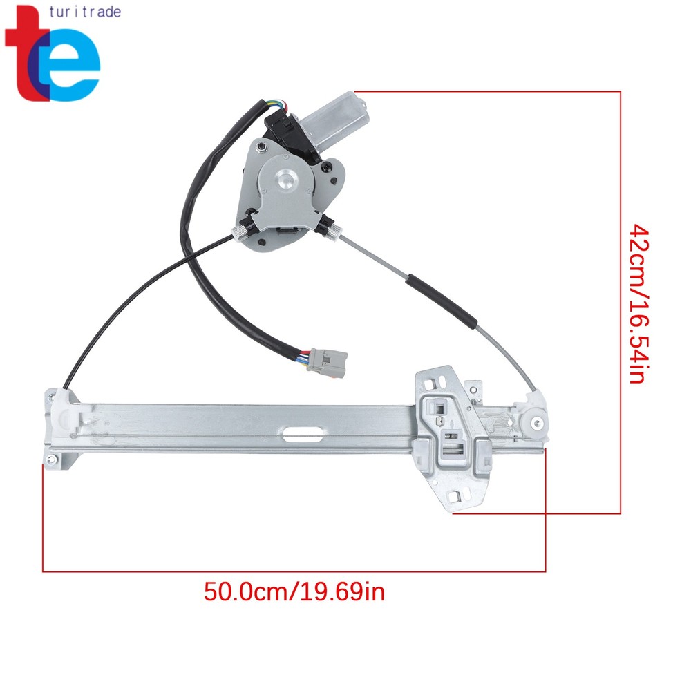 Power Window Regulator with Motor for Acura CL 2003 Coupe Front Driver Left Side