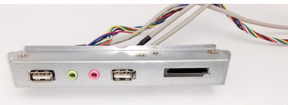 Front I/O Panel USB, Audio, MIC, SD Media Card Reader Ports For Computer PC