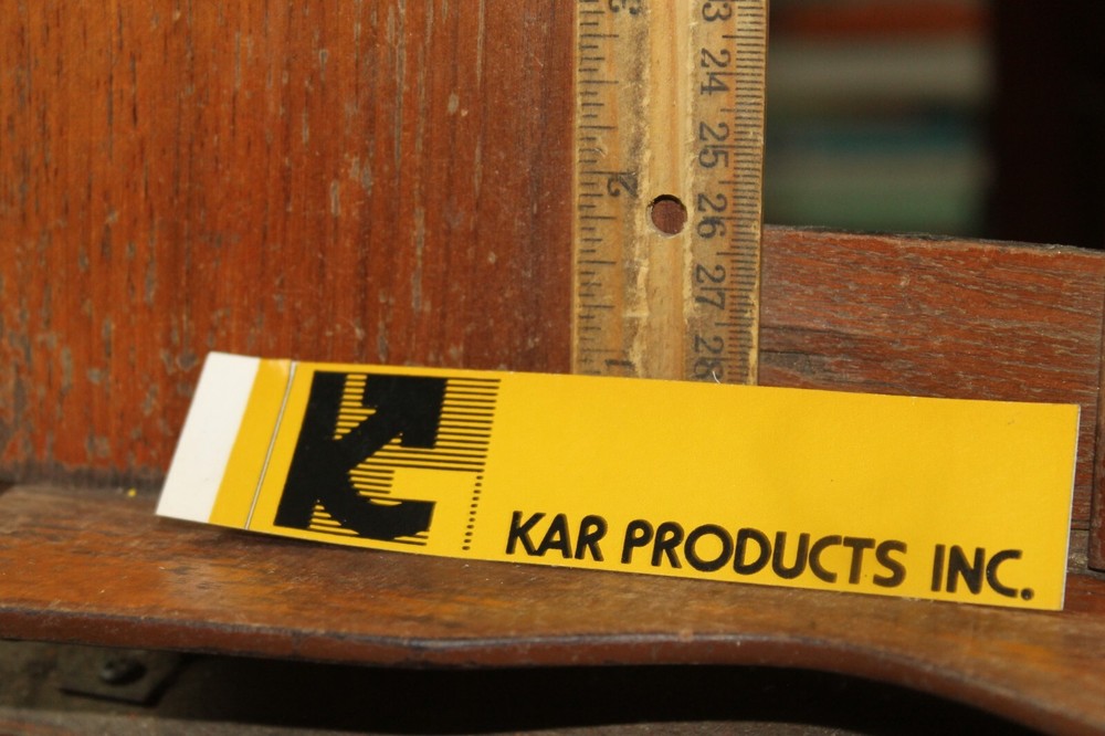 Vintage Coal Mining Sticker Decal Kar Products