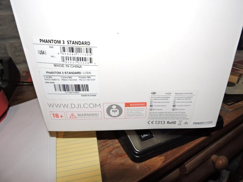 DJI Phantom 3 Standard Drone Sealed Box New