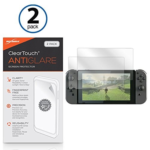 BoxWave Screen Protector Compatible with Nintendo Switch - ClearTouch Anti