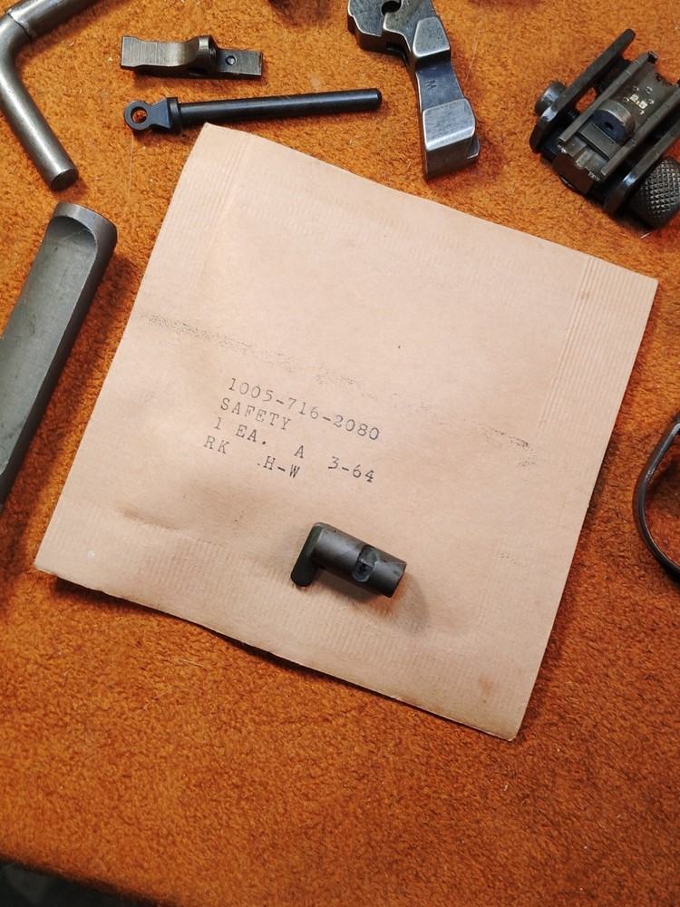 M1 Carbine Safety Unopened USGI package