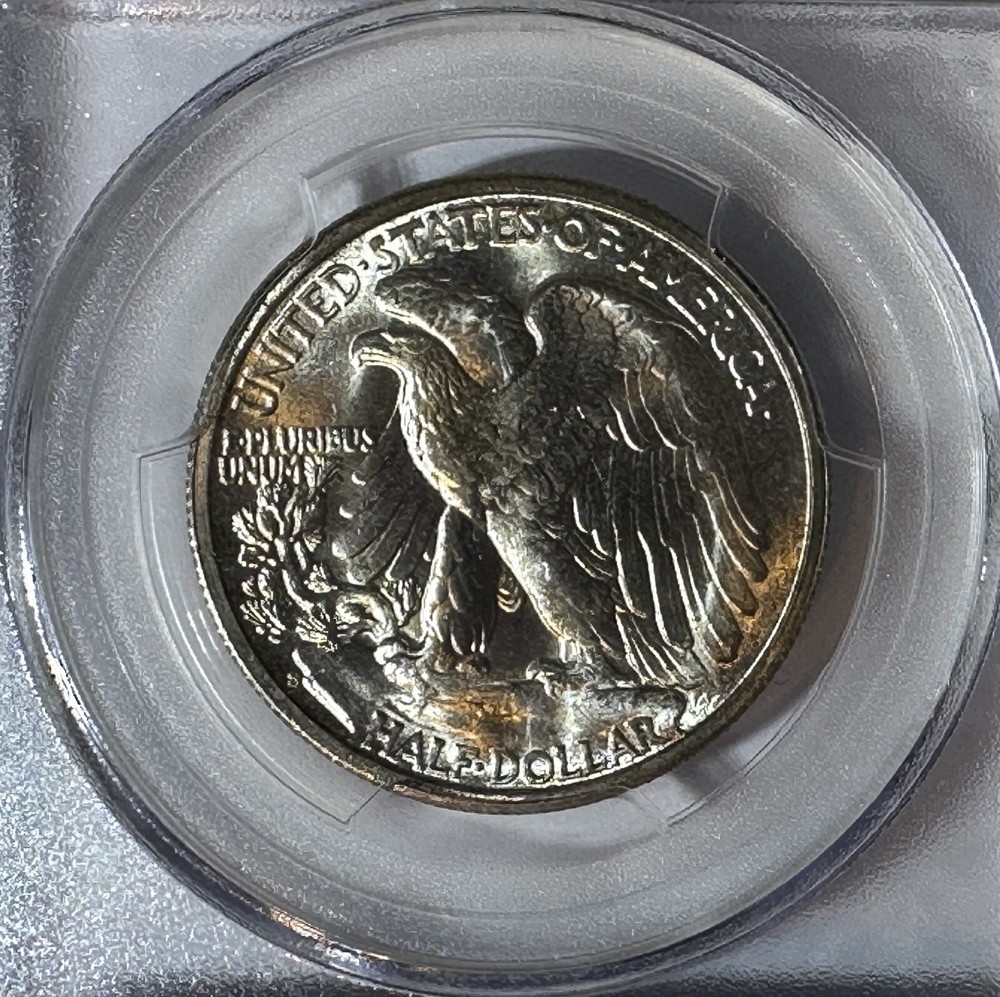 1944 S Walking Liberty Half Dollar .50C PCGS MS65