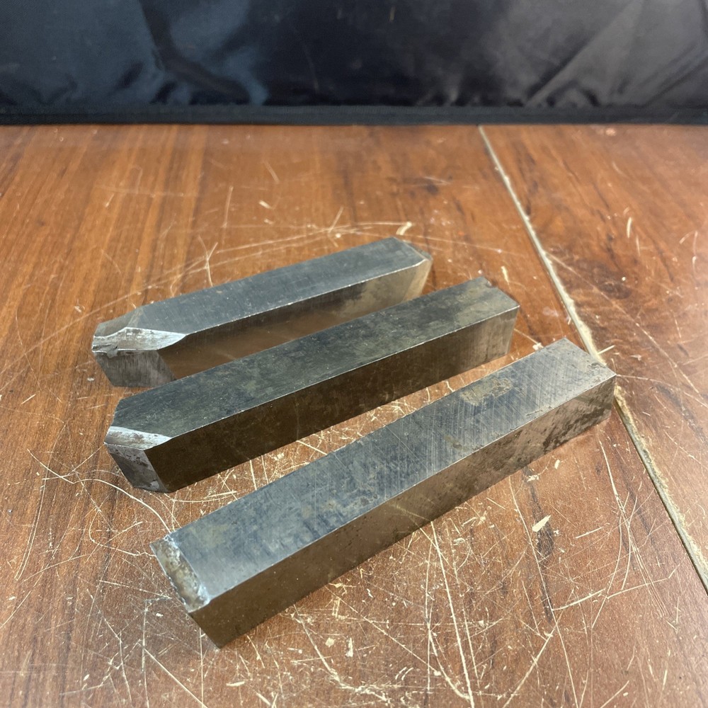 3 Lathe High Speed Steel Tool Bits 3/4"x3/4”