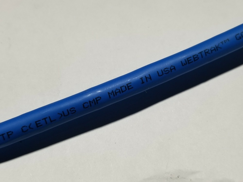 Commscope CS24P 24/4P Cat5E F/UTP WebTrak Plenum Shield Network Cable Blue/100ft