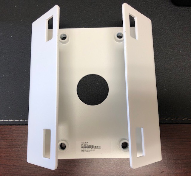 Hanwha SBP-300PMW Pole Mount Adapter (White)