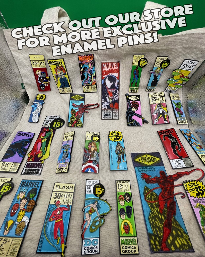 America Chavez 3" Marvel Corner Box Enamel Pin