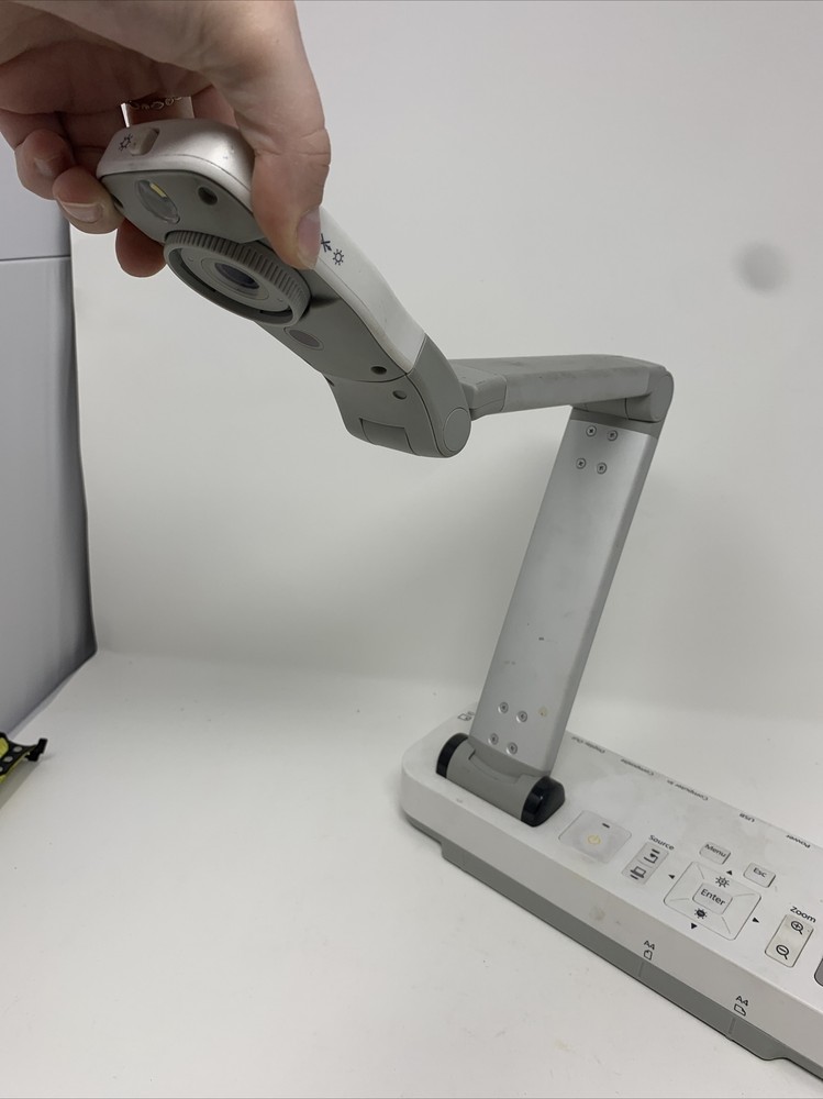 Epson Document Camera ELPDC11 Visual Presentation No Power Cord Sold Not Working
