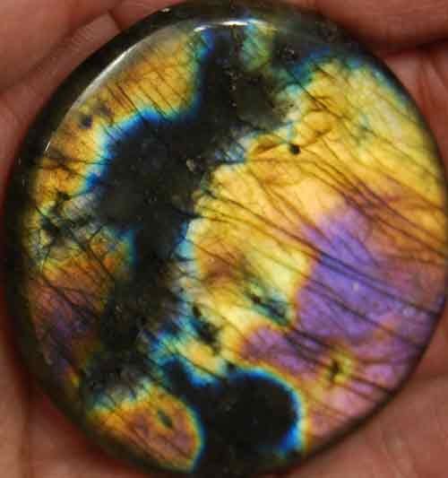 Labradorite Palm Stone #35