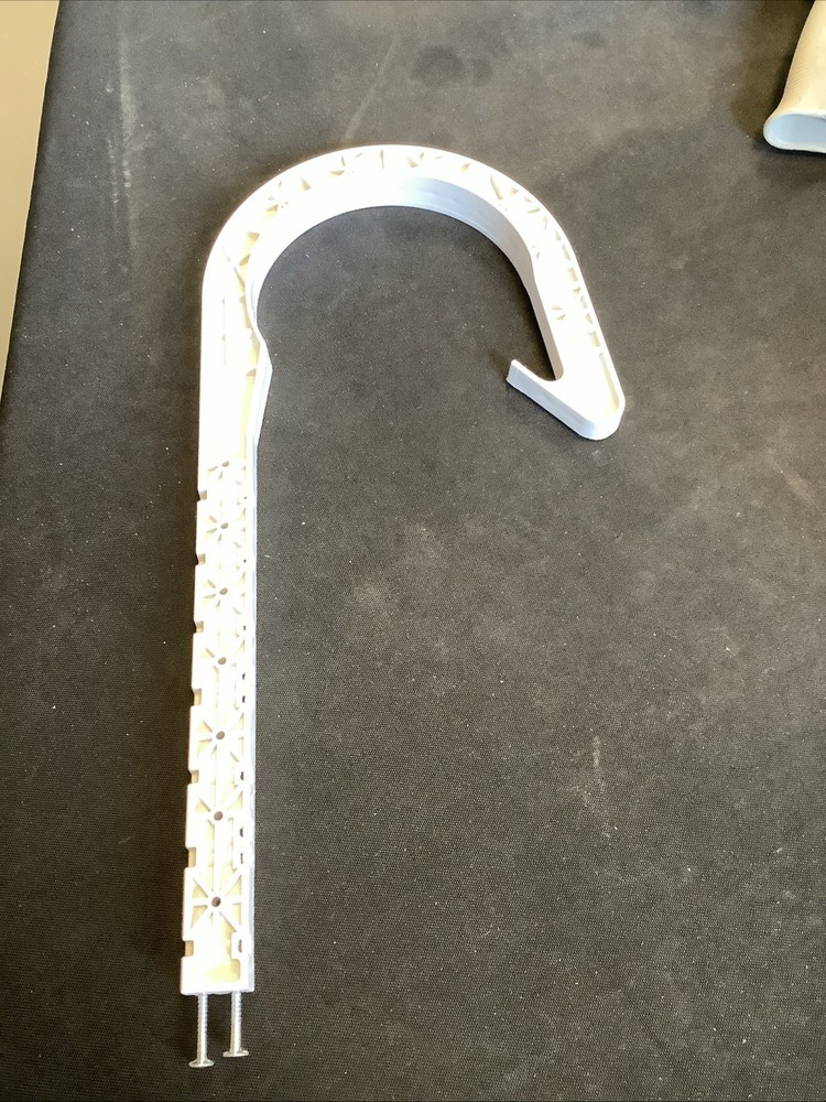 PVC 4” J-Hook Pipe Hanger. White. 33763 N13