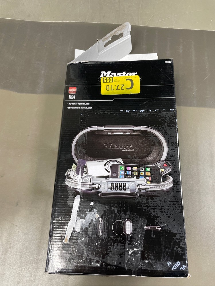 Master Lock 0.38 cu ft Combination Lock Black Personal Safe