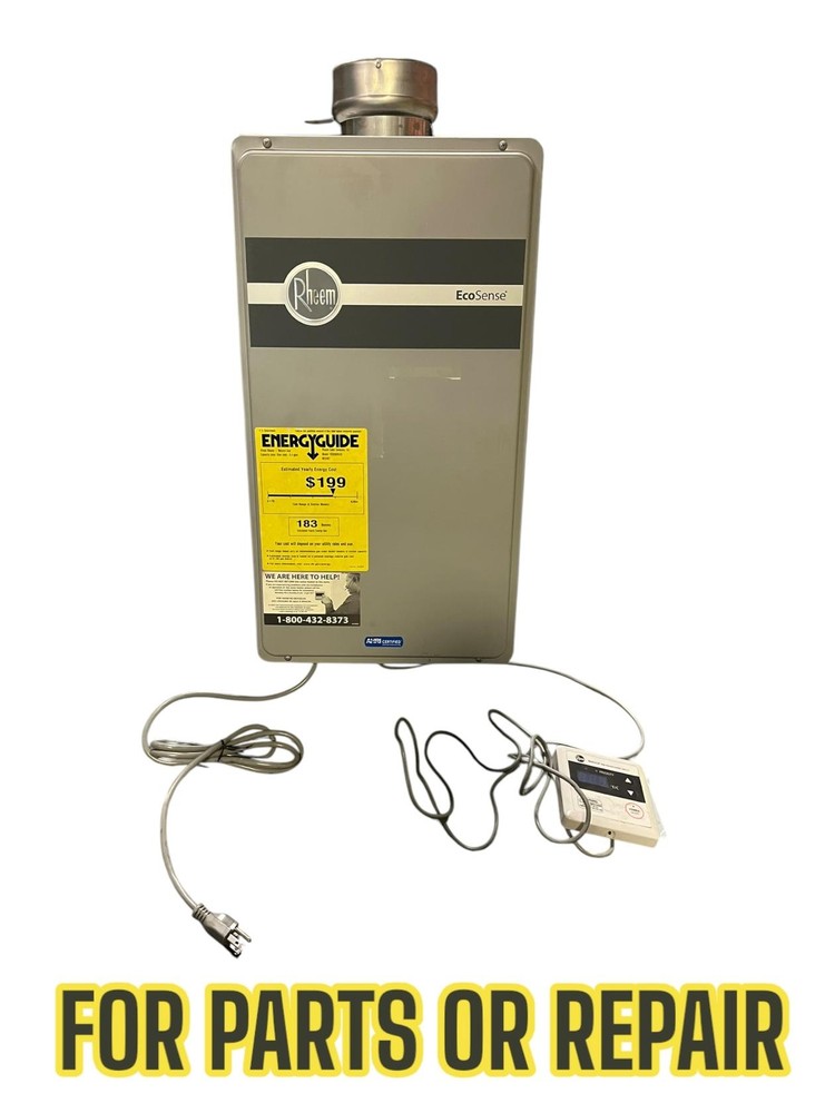 DEFECTIVE Rheem EcoSense Gas Water Heater 9.5 GPM 199,900 BTU Tankless Water