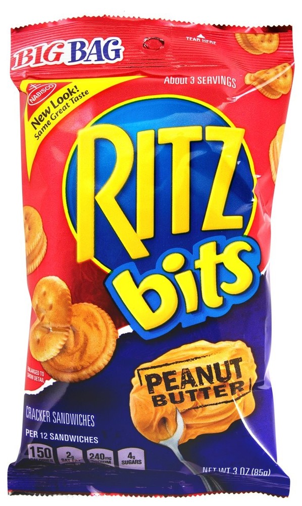 Peanut Butter Ritz Bits Snack 3 Ounce