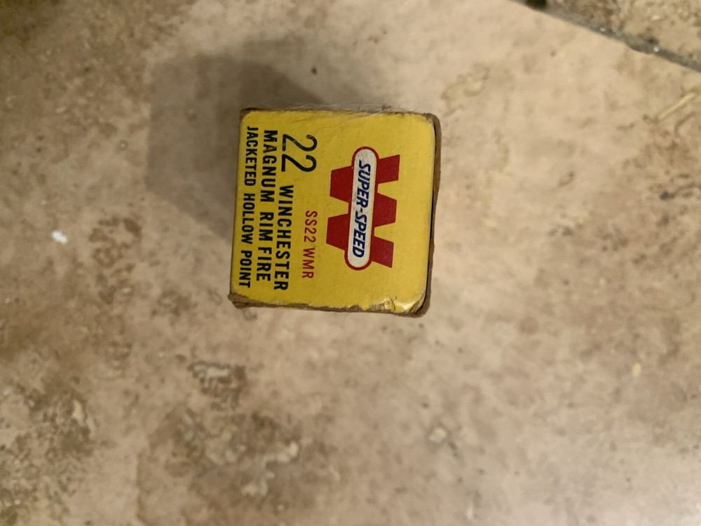 Winchester. 22 Magnum Ammo Box Empty