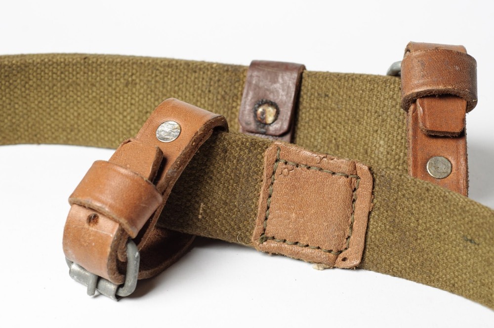 Army adjustable webbing belt for reenactment