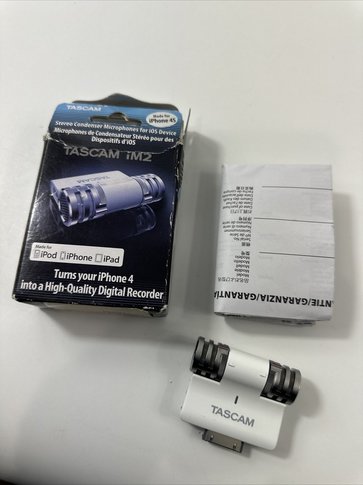 TASCAM iM2 Stereo Condenser Microphone for IOS Device