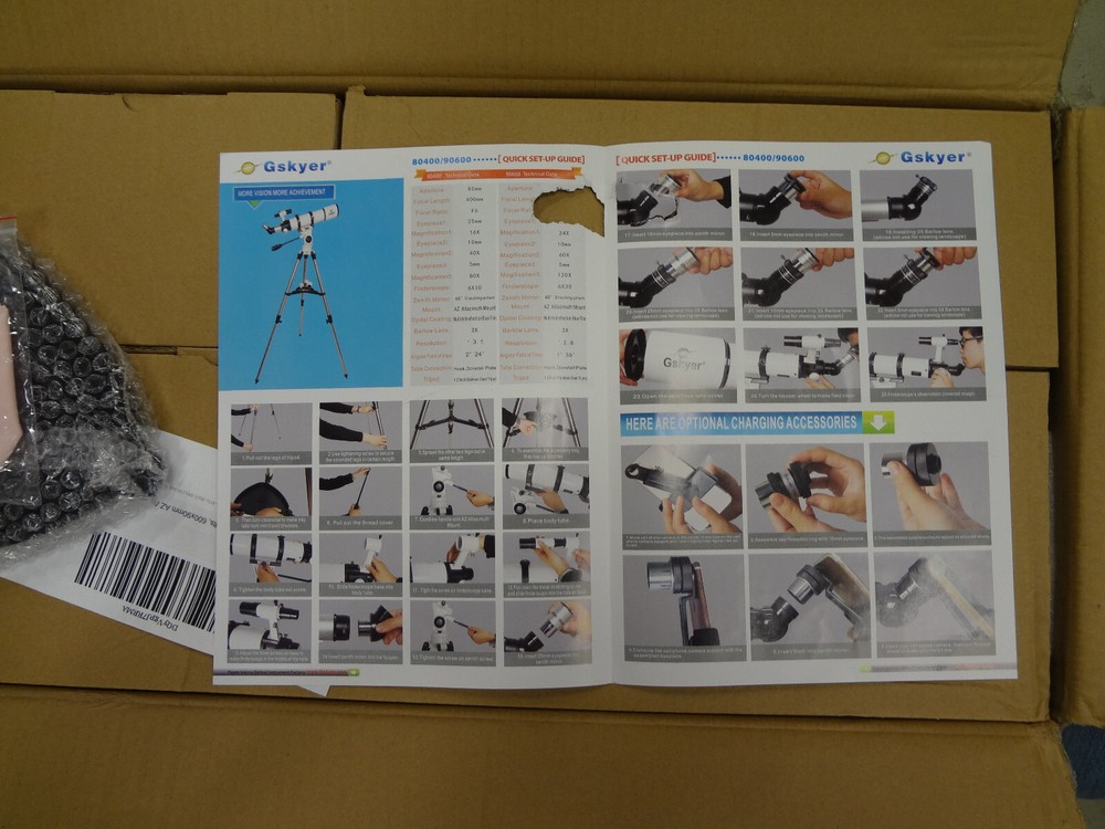 Gskyer Telescope Model AZ90600